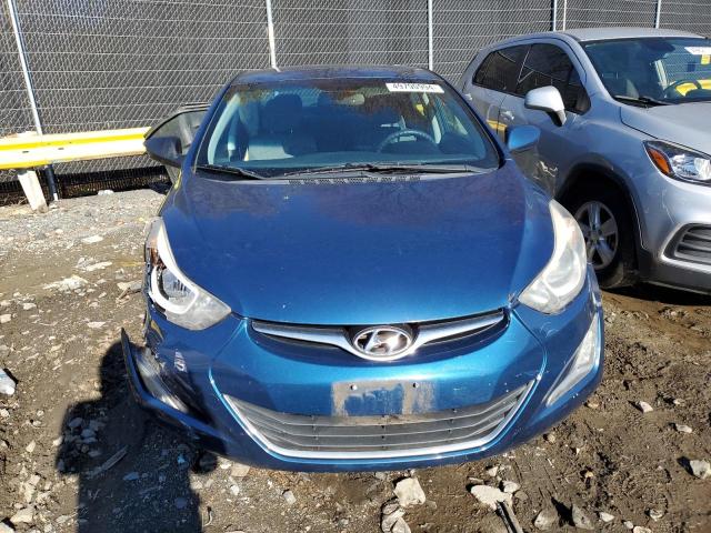 KMHDH4AE6FU377375 - 2015 HYUNDAI ELANTRA SE BLUE photo 5