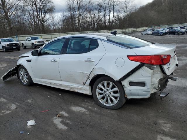 5XXGN4A72FG398127 - 2015 KIA OPTIMA EX WHITE photo 2