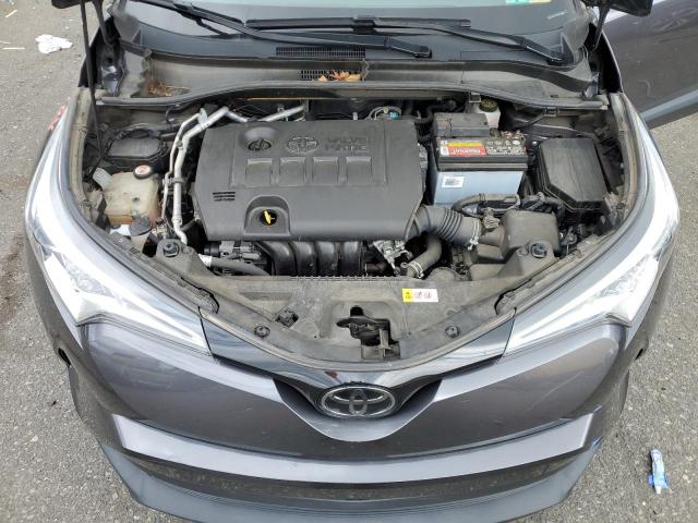 JTNKHMBX7K1049322 - 2019 TOYOTA C-HR XLE GRAY photo 11