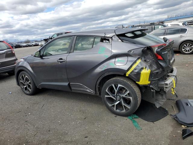 JTNKHMBX7K1049322 - 2019 TOYOTA C-HR XLE GRAY photo 2