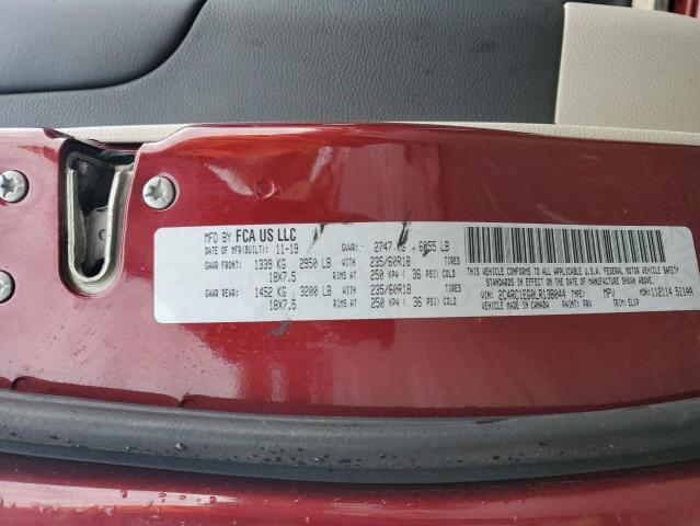 2C4RC1EG0LR138044 - 2020 CHRYSLER PACIFICA TOURING L PLUS BURGUNDY photo 14