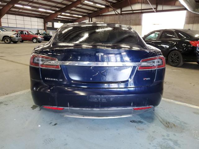 5YJSA1DPXDFP04300 - 2013 TESLA MODEL S Կապույտ լուսանկար 6