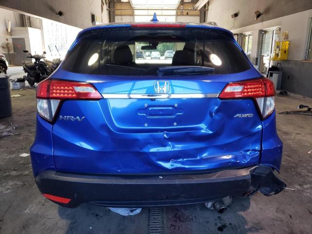 3CZRU6H59NM761235 - 2022 HONDA HR-V EX BLUE photo 6