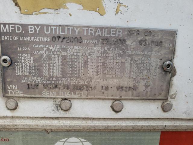 1UYVS2539AU915410 - 2010 UTILITY TRAILER Ağ foto 10