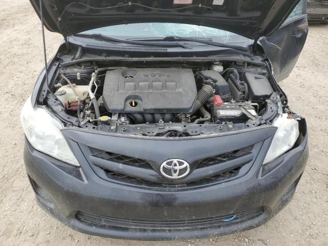 2T1BU4EE9DC034720 - 2013 TOYOTA CORROLLA BASE GRAY photo 11