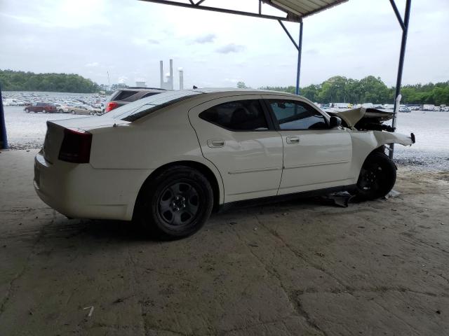 2B3KA43H08H286004 - 2008 DODGE CHARGER WHITE photo 3