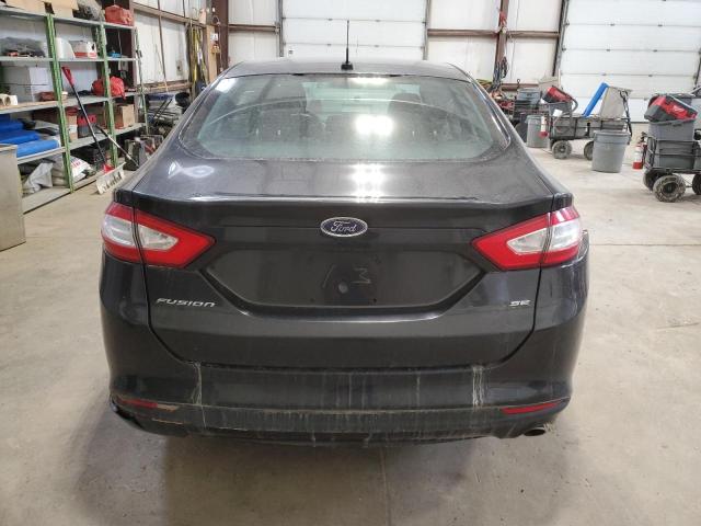 3FA6P0H71DR121316 - 2013 FORD FUSION SE BLACK photo 6