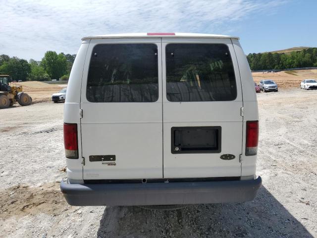 1FBSS31L36HB28857 - 2006 FORD ECONOLINE E350 SUPER DUTY WAGON WHITE photo 6