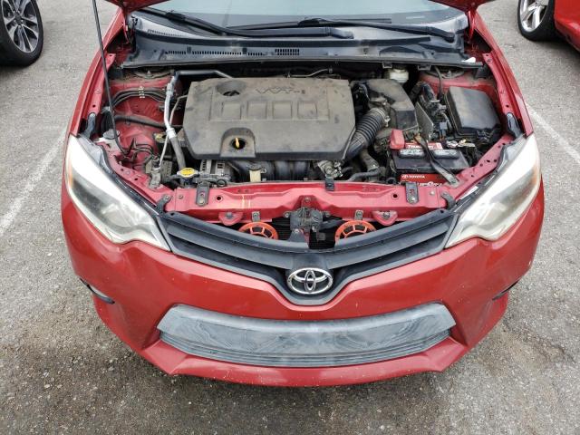 5YFBURHE8EP068545 - 2014 TOYOTA COROLLA L BURGUNDY photo 11