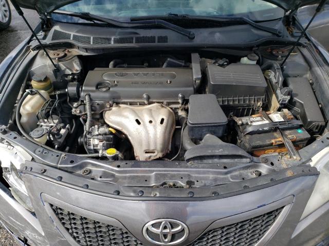 4T1BE46K17U055209 - 2007 TOYOTA CAMRY CE GRAY photo 11