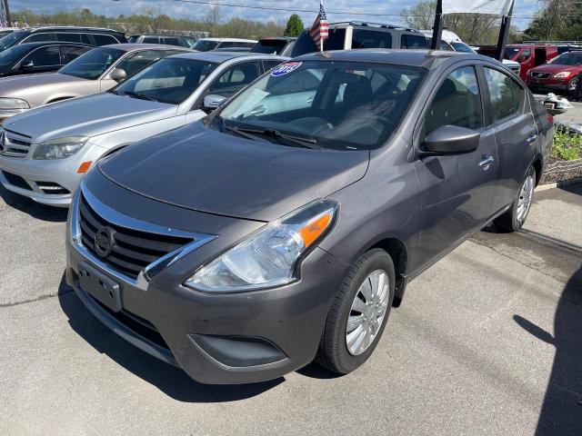 3N1CN7AP1FL893569 - 2015 NISSAN VERSA S GRAY photo 2