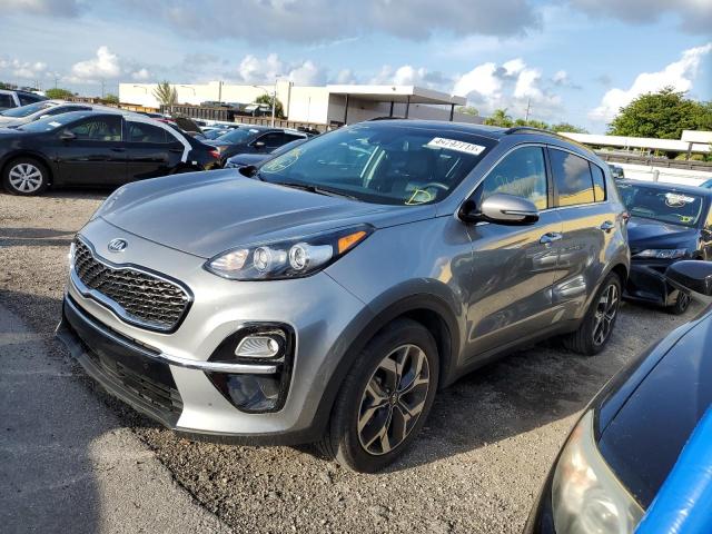 KNDPN3AC9M7891395 - 2021 KIA SPORTAGE EX GRAY photo 1