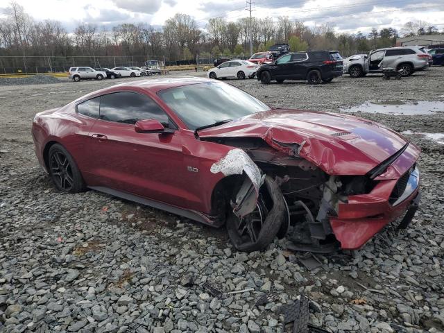 1FA6P8CF2J5163442 - 2018 FORD MUSTANG GT RED photo 4