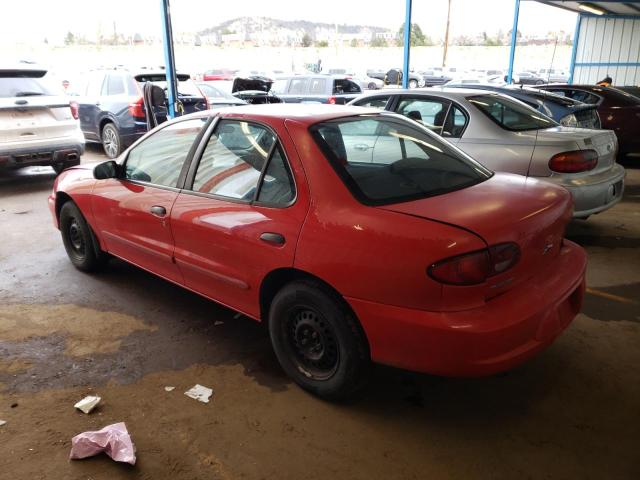 1G1JC524327409329 - 2002 CHEVROLET CAVALIER BASE RED photo 2