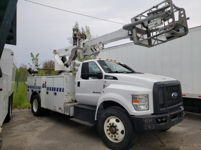 1FDWF7DX6KDF07033 - 2019 FORD F750 SUPER DUTY WHITE photo 1