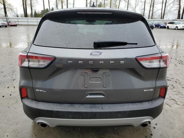 1FMCU9H61MUA64685 - 2021 FORD ESCAPE SEL GRAY photo 6