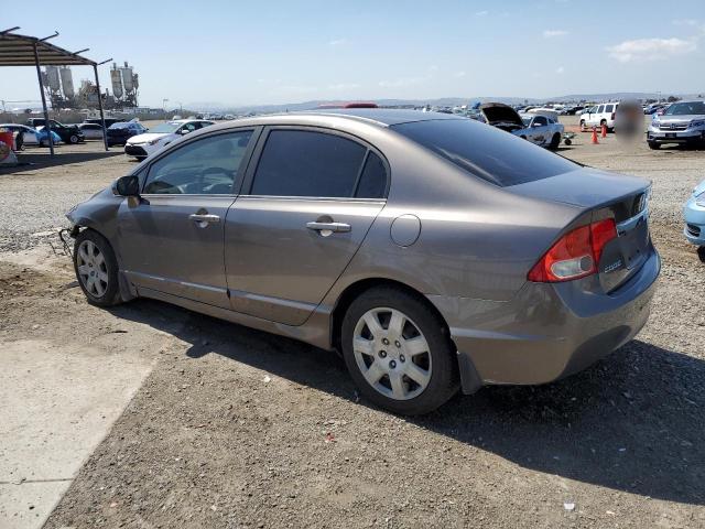 19XFA1F51BE048763 - 2011 HONDA CIVIC LX GRAY photo 2