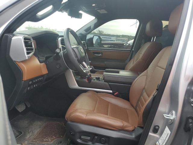 5TFMA5ABXNX005457 - 2022 TOYOTA TUNDRA CREWMAX PLATINUM GRAY photo 7