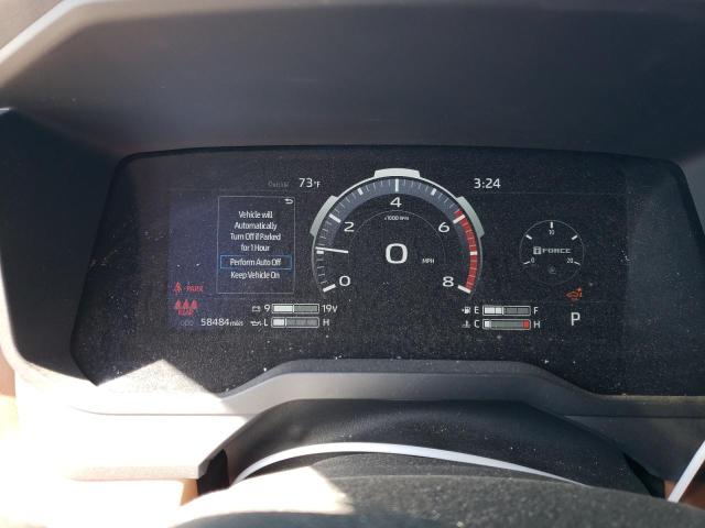 5TFMA5ABXNX005457 - 2022 TOYOTA TUNDRA CREWMAX PLATINUM GRAY photo 9