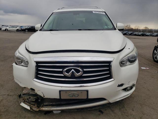 5N1AL0MM0EC545268 - 2014 INFINITI QX60 WHITE photo 5