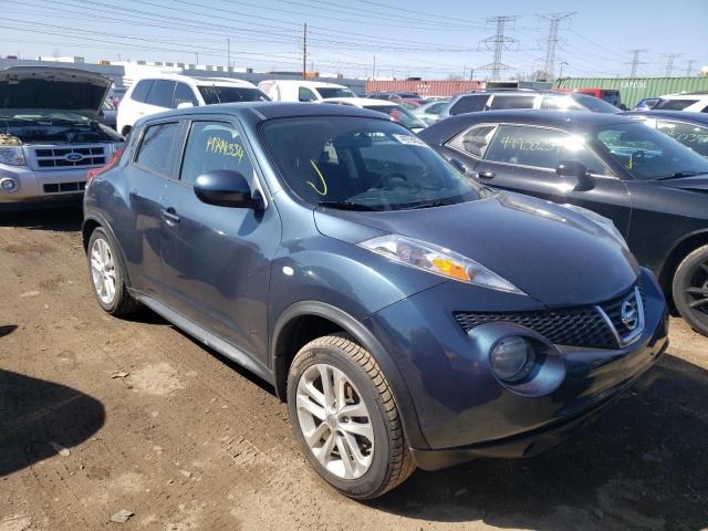 JN8AF5MVXET361378 - 2014 NISSAN JUKE S GRAY photo 4