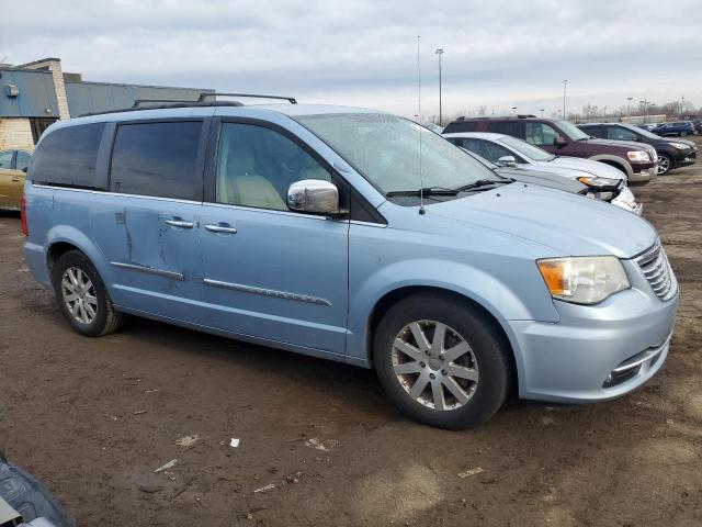 2C4RC1CG6CR411040 - 2012 CHRYSLER TOWN & COU TOURING L BLUE photo 4