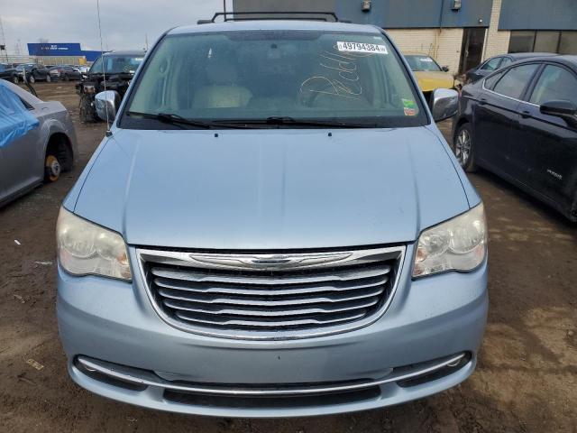 2C4RC1CG6CR411040 - 2012 CHRYSLER TOWN & COU TOURING L BLUE photo 5
