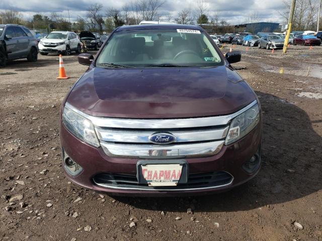 3FAHP0HA9CR298358 - 2012 FORD FUSION SE MAROON photo 5