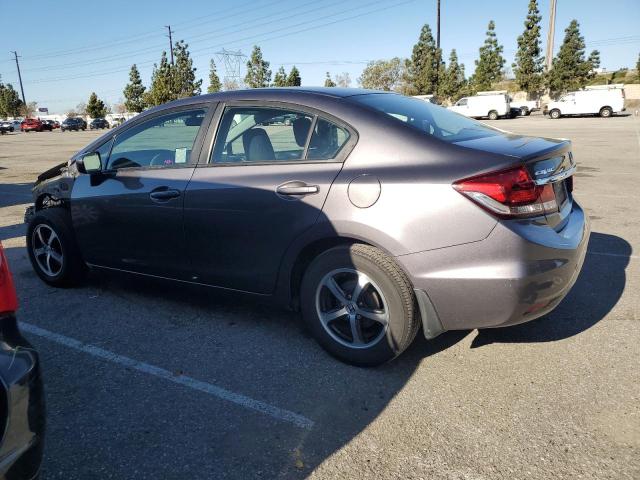 19XFB2F76FE241324 - 2015 HONDA CIVIC SE GRAY photo 2