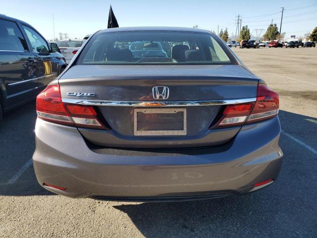 19XFB2F76FE241324 - 2015 HONDA CIVIC SE GRAY photo 6