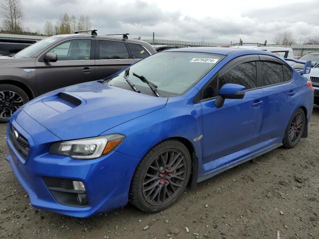 JF1VA2M67H9820053 - 2017 SUBARU WRX STI BLUE photo 1