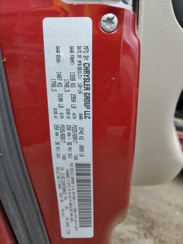 2C4RC1BG0FR588429 - 2015 CHRYSLER TOWN & COU TOURING 勃艮第红 照片 14