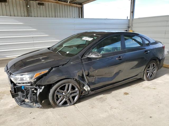 3KPF34AD3ME320873 - 2021 KIA FORTE GT LINE GRAY photo 1