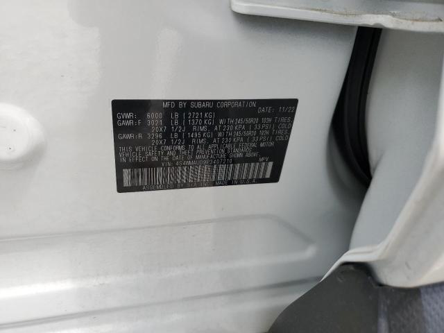 4S4WMAUD9P3407210 - 2023 SUBARU ASCENT LIMITED WHITE photo 13