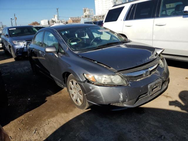 2HGFA16519H334760 - 2009 HONDA CIVIC LX GRAY photo 1