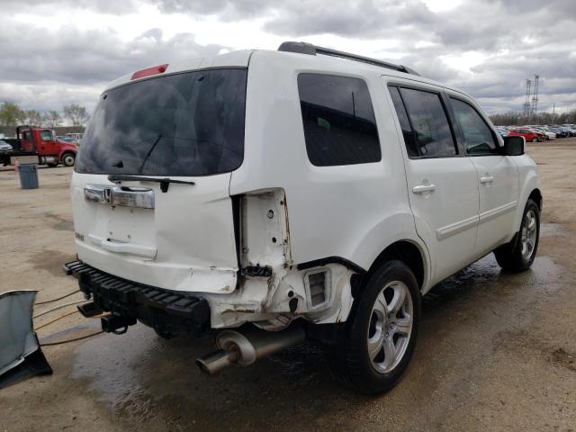 5FNYF3H57CB011361 - 2012 HONDA PILOT EXL WHITE photo 3