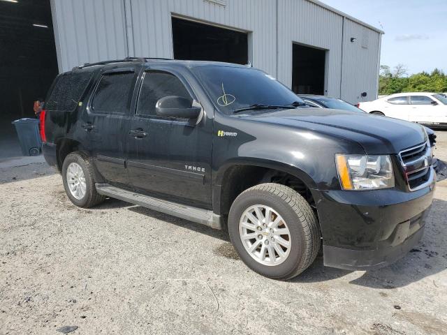 1GNSCDEJ9DR110899 - 2013 CHEVROLET TAHOE HYBRID BLACK photo 4