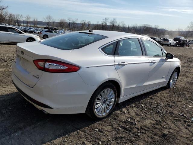 3FA6P0LU1DR335963 - 2013 FORD FUSION SE HYBRID WHITE photo 3