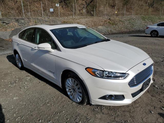 3FA6P0LU1DR335963 - 2013 FORD FUSION SE HYBRID WHITE photo 4