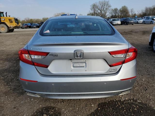 1HGCV2F91MA017438 - 2021 HONDA ACCORD TOURING SILVER photo 6