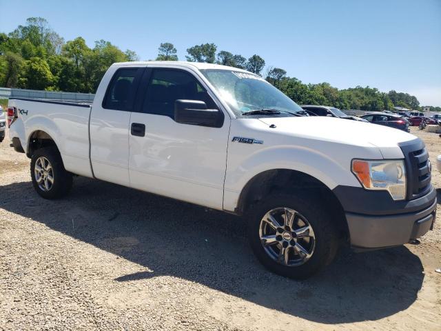 1FTEX1E88AFC46069 - 2010 FORD F150 SUPER CAB WHITE photo 4