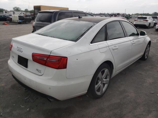 WAUBGAFC7CN004790 - 2012 AUDI A6 WHITE photo 3