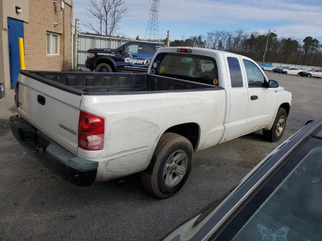 1D3HE32N78S590400 - 2008 DODGE DAKOTA SXT WHITE photo 3