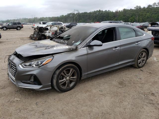 5NPE34AFXJH620656 - 2018 HYUNDAI SONATA SPORT GRAY photo 1