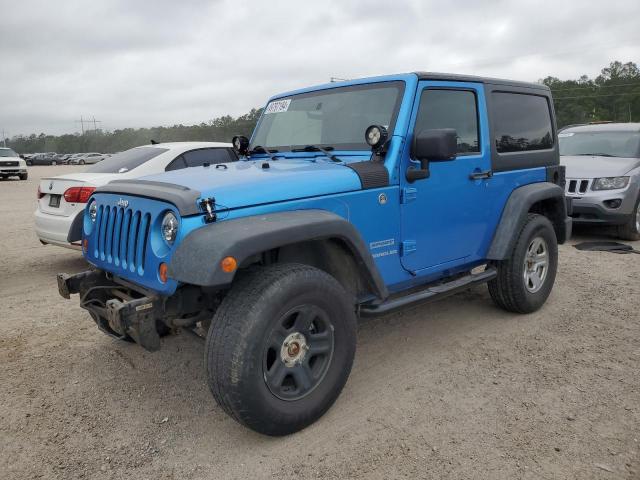 1J4AA2D13AL112527 - 2010 JEEP WRANGLER SPORT BLUE photo 1