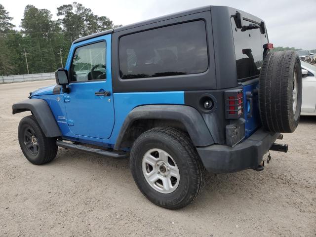 1J4AA2D13AL112527 - 2010 JEEP WRANGLER SPORT BLUE photo 2