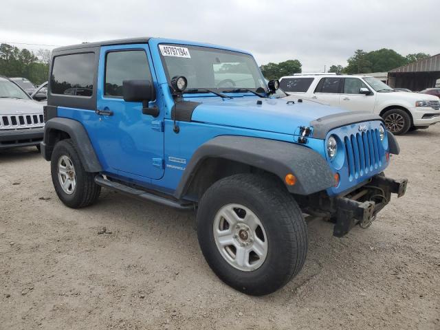 1J4AA2D13AL112527 - 2010 JEEP WRANGLER SPORT BLUE photo 4