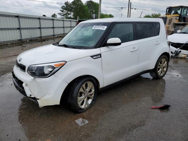 KNDJP3A5XF7213419 - 2015 KIA SOUL + WHITE photo 1