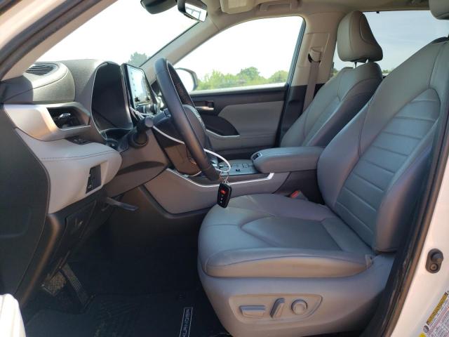 5TDGZRAH5MS041918 - 2021 TOYOTA HIGHLANDER XLE WHITE photo 7