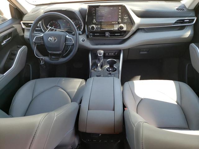 5TDGZRAH5MS041918 - 2021 TOYOTA HIGHLANDER XLE WHITE photo 8